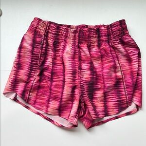 Athleta Girl Pink Tie-Dye Shorts Girl Large / 12